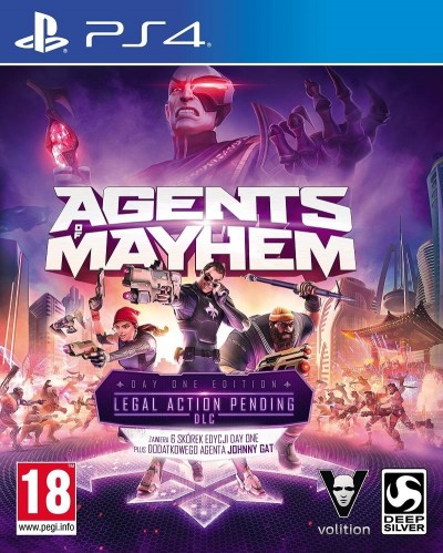 Agents of Mayhem (PS4) - okladka