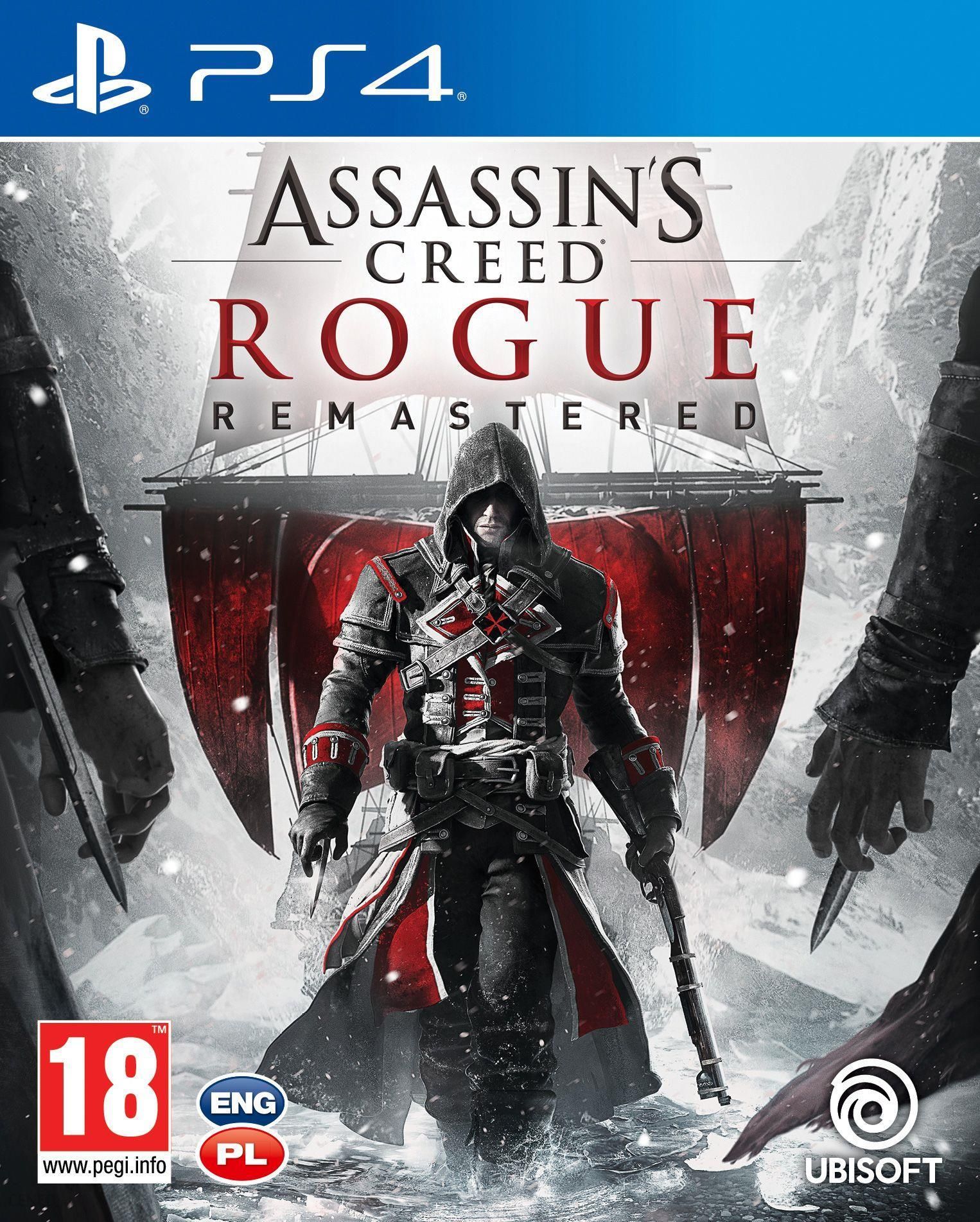 Assassin's Creed: Rogue Remastered  (PS4) - okladka