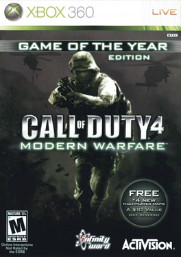 Call of Duty 4: Modern Warfare (Xbox 360) - okladka