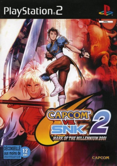 Capcom Vs. SNK 2 Mark of the Millenium 2001 (PS2) - okladka