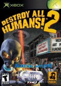 Destroy All Humans 2: Make War Not Love (XBOX) - okladka