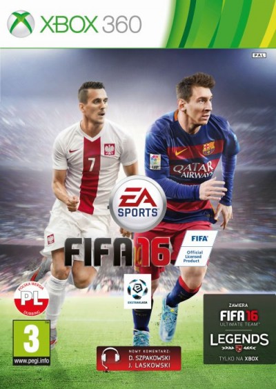 FIFA 16 (Xbox 360) - okladka