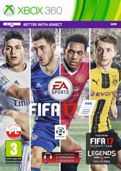 FIFA 17 (Xbox 360) - okladka