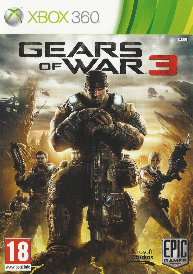 Gears of War 3 (Xbox 360) - okladka