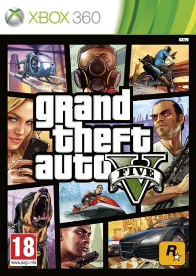 Grand Theft Auto V (Xbox 360) - okladka