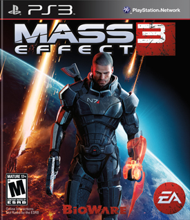 Mass Effect 3 (PS3) - okladka