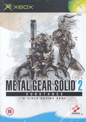 Metal Gear Solid 2: Substance (XBOX) - okladka