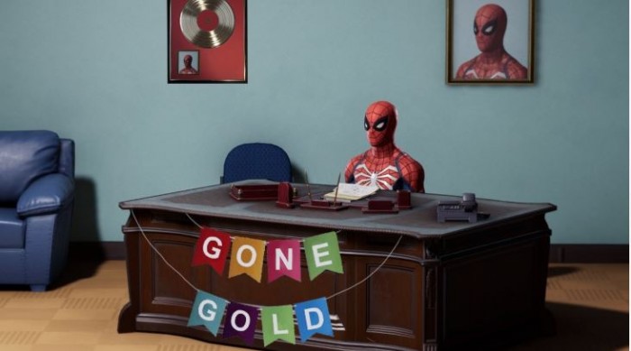 Spider-Man na PlayStation 4 ze statusem gold