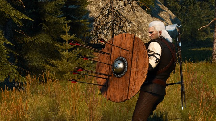 Czy Geralt umie obsugiwa tarcz? Na to pytanie odpowiada nowy mod
