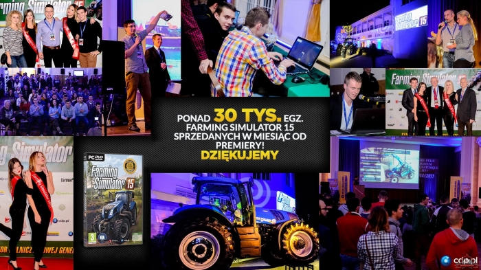 Farming Simulator 15 w cigu miesica trafi do 30 tys. polskich graczy