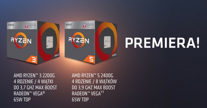 AMD Ryzen 5 2400G i Ryzen 3 2300G - Wiedmin 3 na procesorze ze zintegrowan grafik?