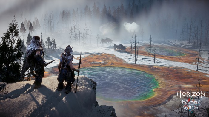 E3 '17: Horizon: Zero Dawn - The Frozen Wilds - screeny 4K z dodatku