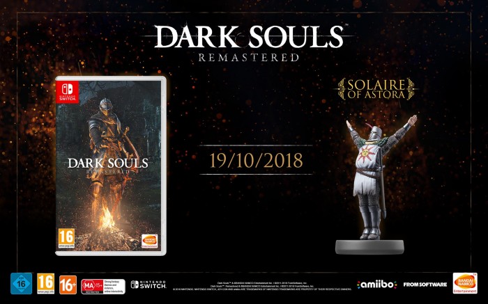 Dark Souls Remastered na Switcha z dat premiery