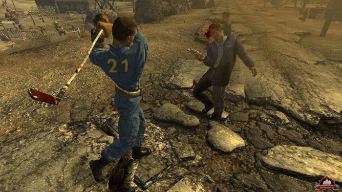 Gracz ukoczy Fallout: New Vegas bez leczenia oraz przedmiotw uzdrawiajcych
