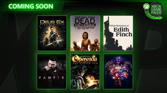 Aktualizacja Xbox Game Pass na marzec 2019 - m.in. Deus Ex: Rozam Ludzkoci i Vampyr