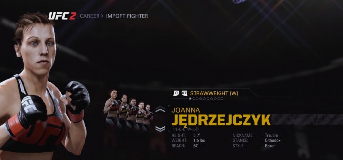 EA Sports UFC 2 – tryby rozgrywki oraz polska mistrzyni organizacji na nowym zwiastunie