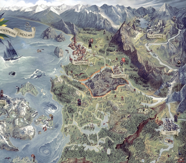 Mapa Wiedmin 3: Dziki Gon oraz nowe screeny