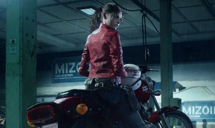 Resident Evil 2 Remake - kwadrans z PlayStation, Claire Redfield i Lickerem