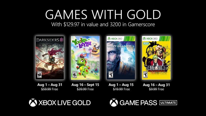 Games with Gold sierpie 2021 - m.in. Darksiders III i Lost Planet 3