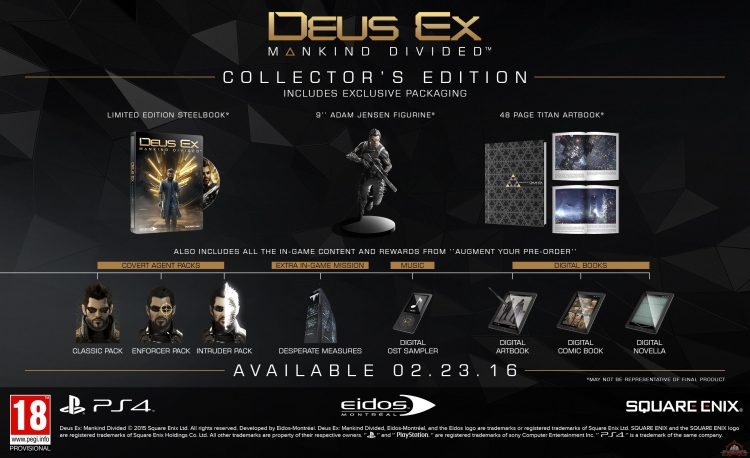 [AKTUALIZACJA] Deus Ex: Mankind Divided - poznalimy dat premiery i edycj kolekcjonersk