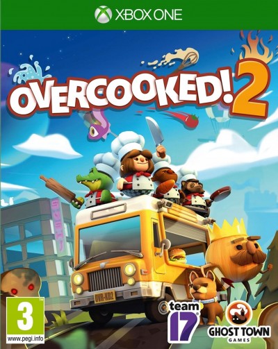 Overcooked 2: Rozgotowani (Xbox One) - okladka