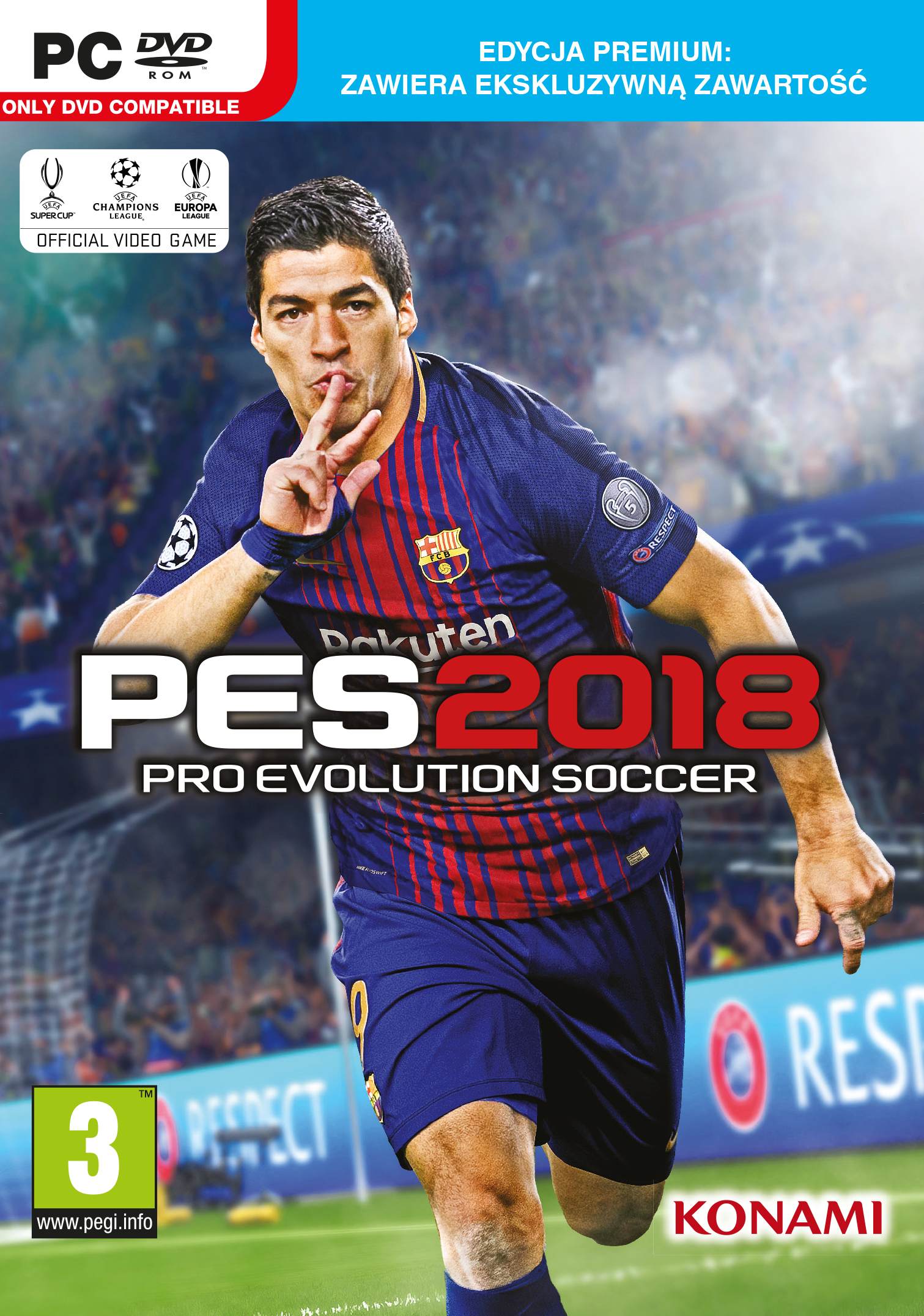Pro Evolution Soccer 2018 (PC) - okladka