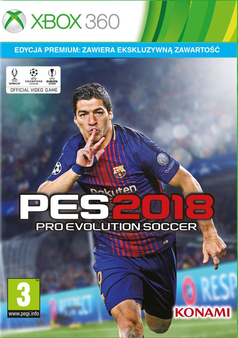 Pro Evolution Soccer 2018 (Xbox 360) - okladka