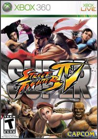 Super Street Fighter IV (Xbox 360) - okladka