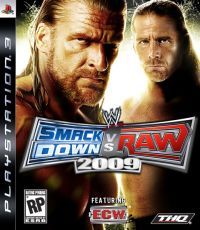 WWE SmackDown! vs. RAW 2009 (PS3) - okladka
