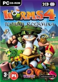 Worms 4: Totalna Rozwaka (PC) - okladka