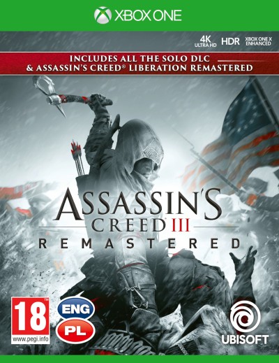 Assassin's Creed III Remastered (Xbox One) - okladka