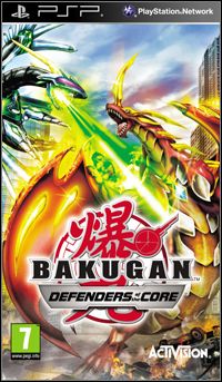 Bakugan Battle Brawlers: Defenders of the Core (PSP) - okladka