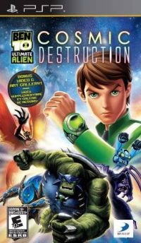 Ben 10: Ultimate Alien - Cosmic Destruction (PSP) - okladka
