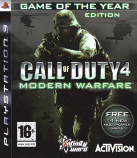 Call of Duty 4: Modern Warfare (PS3) - okladka