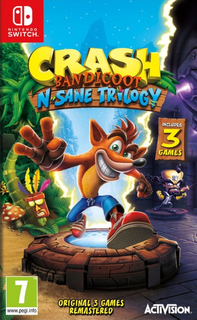Crash Bandicoot N. Sane Trilogy (SWITCH) - okladka