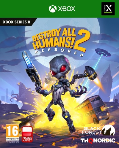 Destroy All Humans! 2: Reprobed (Xbox X/S) - okladka