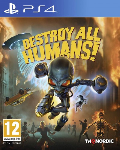 Destroy All Humans! Remake (PS4) - okladka