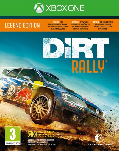 DiRT Rally (Xbox One) - okladka
