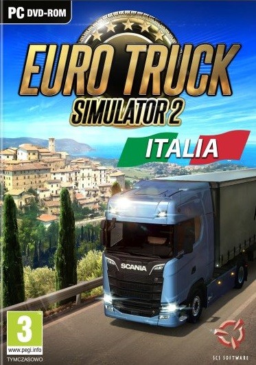 Euro Truck Simulator 2: Italia (PC) - okladka
