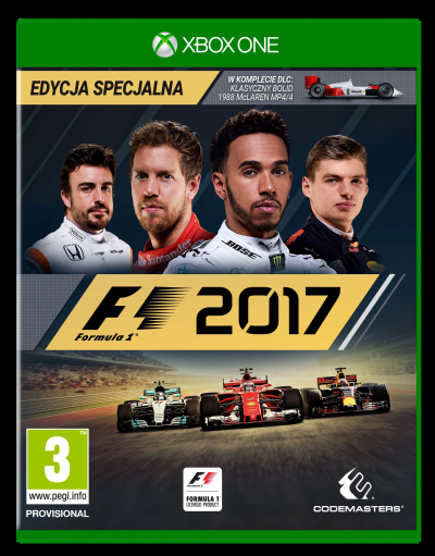 F1 2017 (Xbox One) - okladka