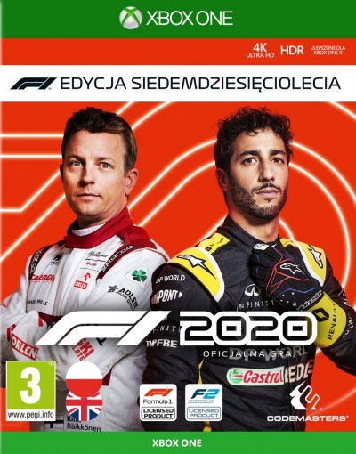 F1 2020 (Xbox One) - okladka