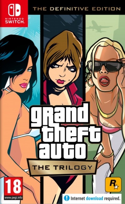 Grand Theft Auto: The Trilogy - The Definitive Edition (SWITCH) - okladka