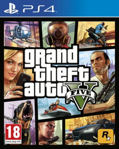 Grand Theft Auto V (PS4) - okladka
