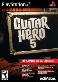 Guitar Hero 5 (PS2) - okladka