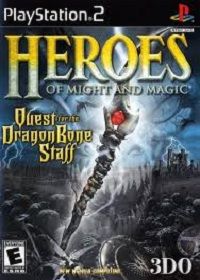 Heroes of Might and Magic: Quest for the Dragon Bone Staff (PS2) - okladka