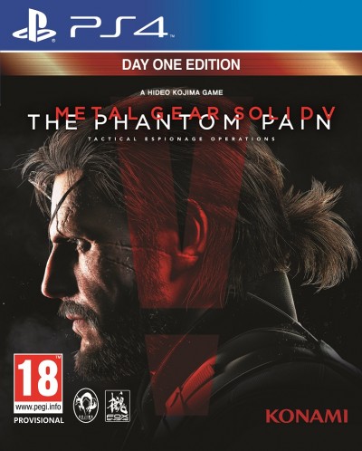 Metal Gear Solid V: The Phantom Pain (PS4) - okladka