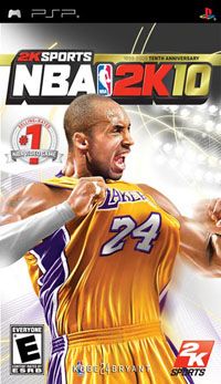 NBA 2K10 (PSP) - okladka