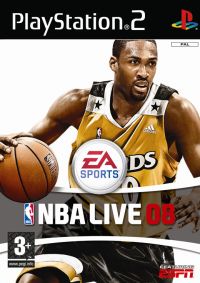 NBA Live 08 (PS2) - okladka