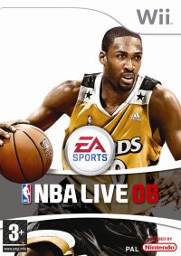 NBA Live 08 (WII) - okladka