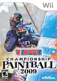 NPPL Championship Paintball 2009 (WII) - okladka
